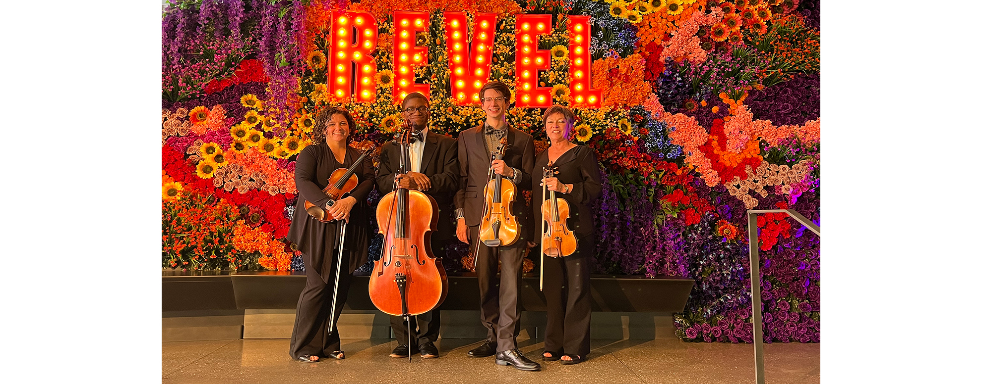 Corey Hall, Lee Griffith, Dominic Mileti, Maretta Alden at Shakespeare Theater REVEL
